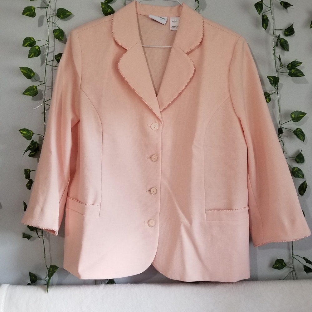 Alfred Dunner Pink Blazer